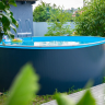 Каркасный бассейн морозоустойчивый Larimar 3.66 х 1.25м (врезной скиммер + форсунка) цвет Платина/36602L