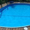 Каркасный бассейн морозоустойчивый Larimar стальной 4.9х3.05х1.25м овальный (вкапываемый, полная комплектация) цвет Шоколад. 48830501F